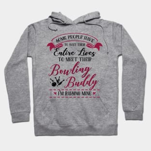 Mom Daughter Matching Bowling Shirts Hoodie